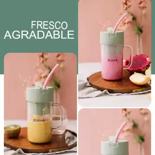 BlendLife Pro®  Vaso Licuadora con Pitillo