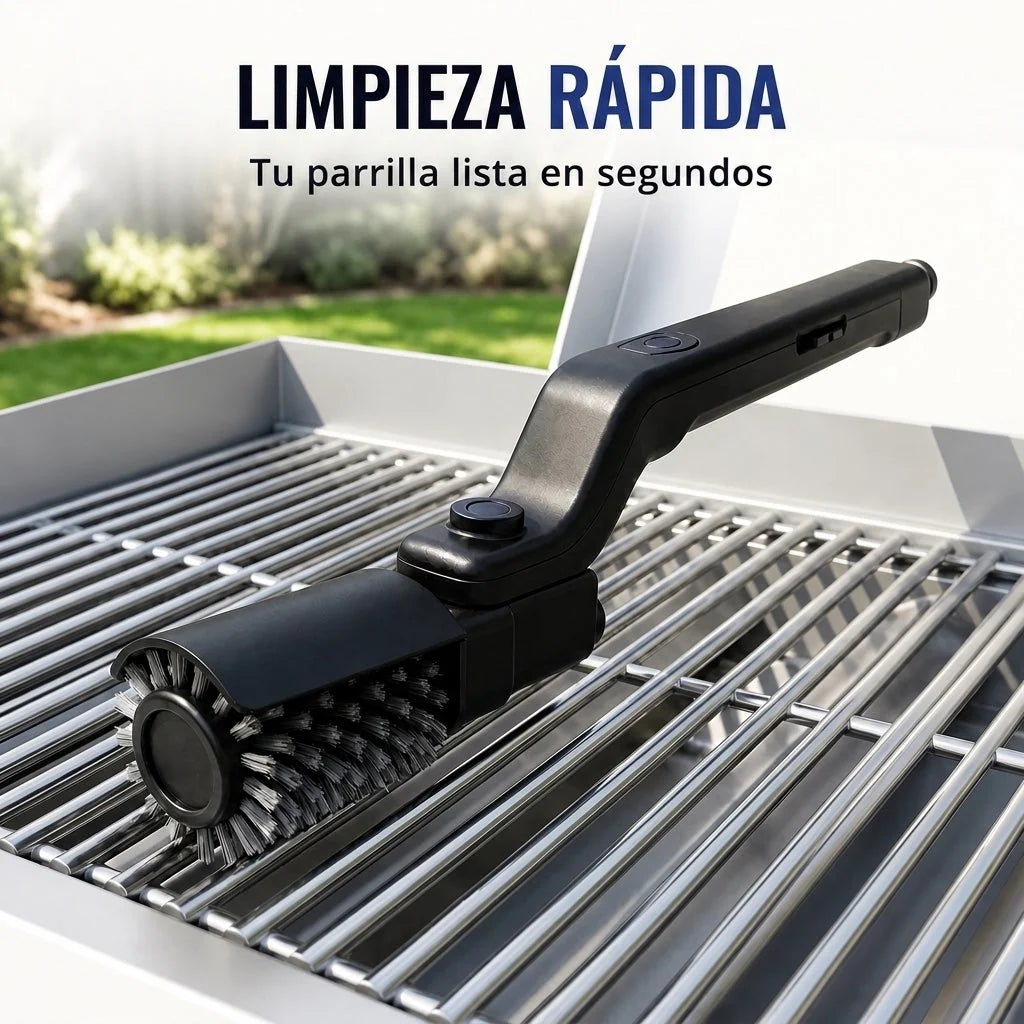 Cepillo Eléctrico para Parrilla NITIDA Grill™ 🎁+ 1 rodillo de limpieza + 1 par de guantes.