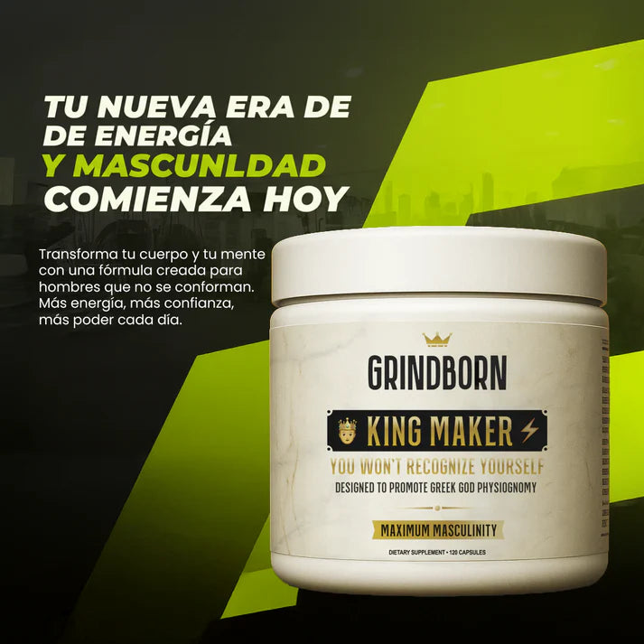 KING MAKER™ X120 CAPSULAS MEJORA EL RENDIMIENTO FÍSICO, Y AUMENTAR LOS NIVELES NATURALES DE TESTOSTERONA
