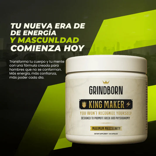 KING MAKER™ X120 CAPSULAS MEJORA EL RENDIMIENTO FÍSICO, Y AUMENTAR LOS NIVELES NATURALES DE TESTOSTERONA