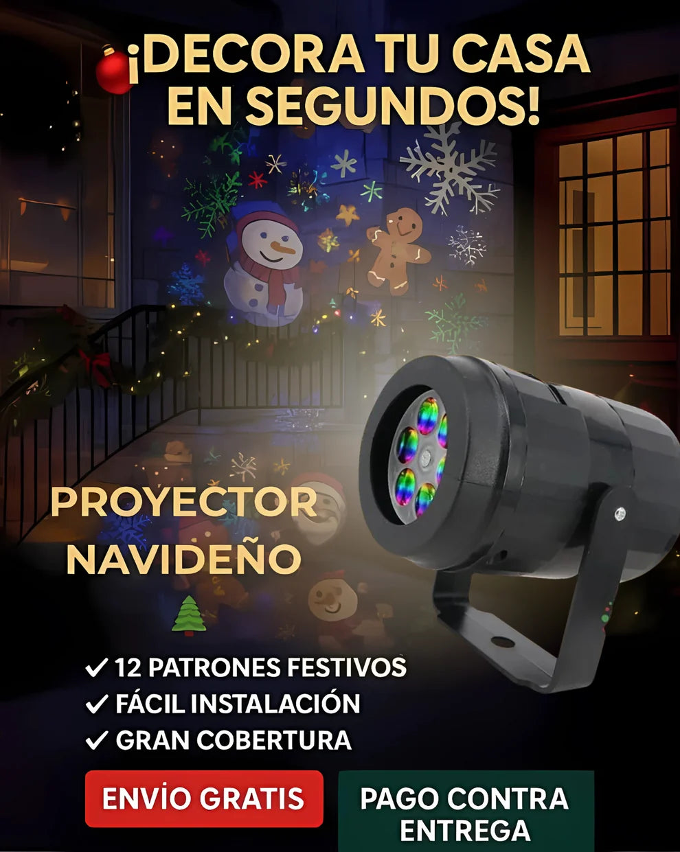 Lámpara De Proyección Navideña™