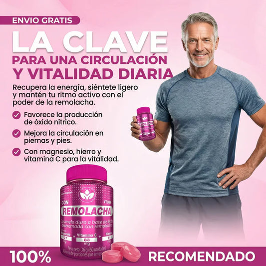 REMOLACHA MAX™ - REVITALIZA TU CUERPO Y ELIMINA LA HINCHAZÓN AL INSTANTE