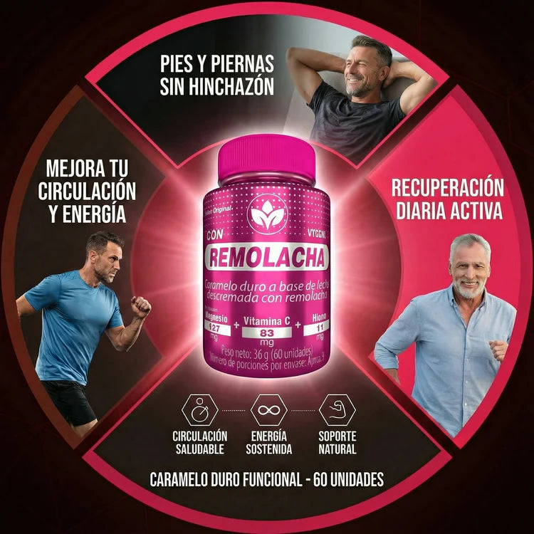 REMOLACHA MAX™ - REVITALIZA TU CUERPO Y ELIMINA LA HINCHAZÓN AL INSTANTE