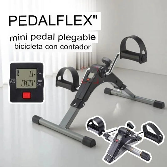 PedalFlex™ Mini bicicleta plegable con pedales y contador