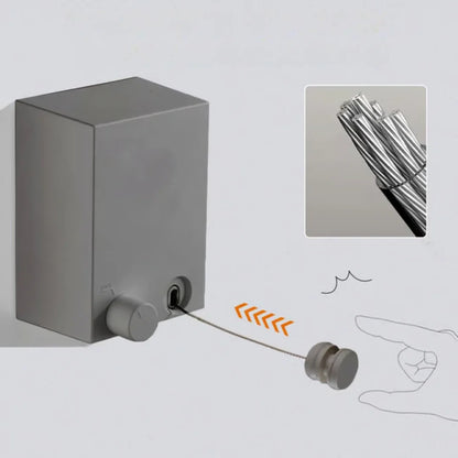 Tendedero retráctil®  Resistente, compacto y ahorra espacio