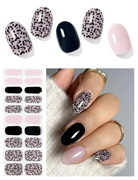 PEGATINAS UÑAS EN GEL SEMICURADAS  20 UNID + 🎁LAMPARA UV